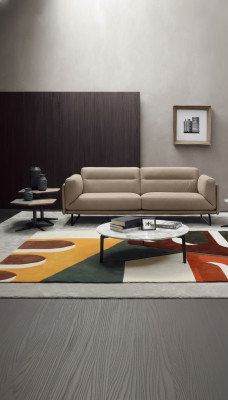Canapé trois places de luxe Canapés 3 places Mobilier moderne Canapés Beige