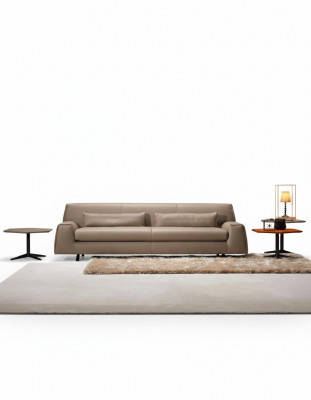 Canapé 3 places Gris Salon Prianera Tapisserie Mobilier Italien Textile