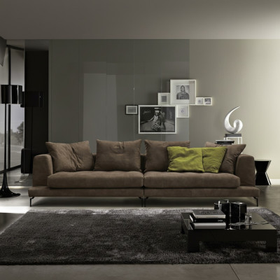 Canapé 4 places, canapés en cuir de luxe, canapé en cuir de luxe, canapé quatre places.