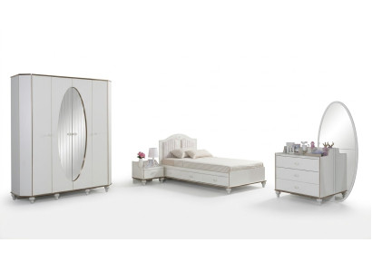 Ensemble de chambre à coucher Design Moderne de Luxe 4 pièces