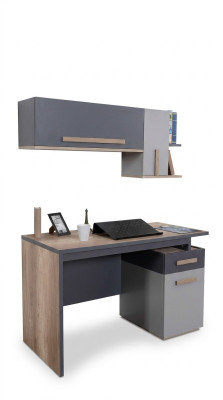Bureau Table moderne Étagère murale Bois Jeunesse Chambre d'enfants Meubles Design