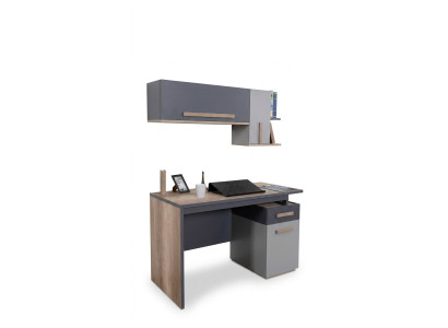 Bureau Table moderne Étagère murale Bois Jeunesse Chambre d'enfants Meubles Design