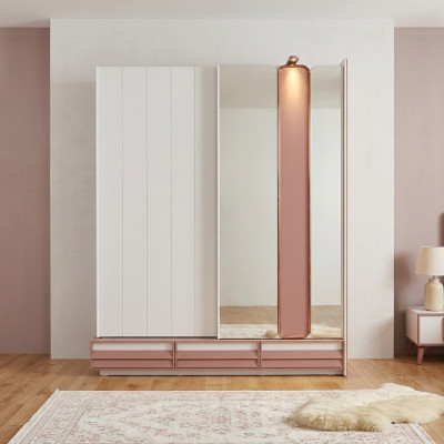 Conception de garde-robe Meubles Chambre d'enfants Armoire blanche Chambre à coucher