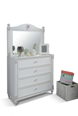 Chambre d'enfants Commode moderne avec miroir avec tiroirs Mobilier de designer Room
