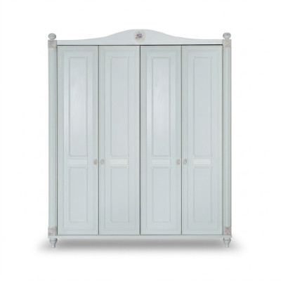 Chambre d'enfants Armoires Armoire Blanc Design Armoires à vêtements Garde-robe