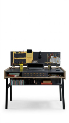 Étagère murale de bureau Table Mobilier de style italien Meubles Bois neuf
