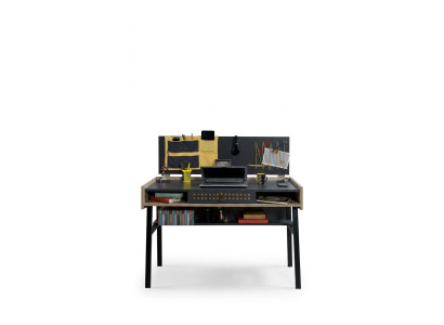 Étagère murale de bureau Table Mobilier de style italien Meubles Bois neuf