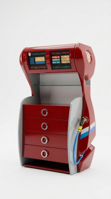 Commode avec tiroirs station-service Chambre d'enfant Commodes Mobilier Bois Pièce