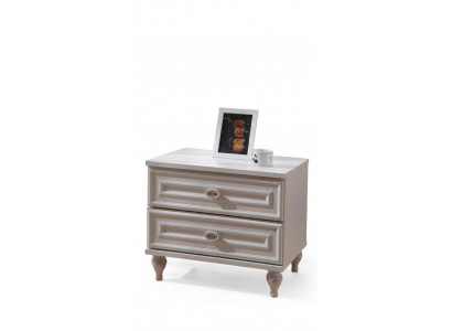 Table de chevet de design Table d'appoint Consoles Tables blanches Meubles en bois neufs