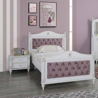 Designer table de chevet pour lit Lit Chambre Jeunesse Ensemble de meubles 2pcs. Lits