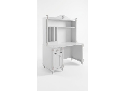 Bureau Jeunesse Chambre Enfant Bois Meubles Design Table Blanche Maison de Campagne