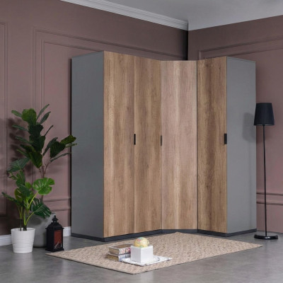Armoire Chambre Jeunesse Armoires MARRON Design Mobilier Nouvelle Chambre