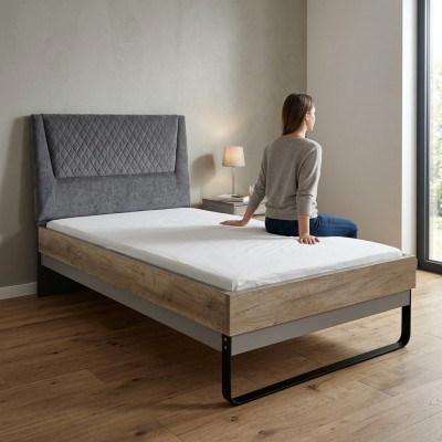 Lit Chambre des jeunes Chambre des enfants Design Mobilier Lits Chambre Marron