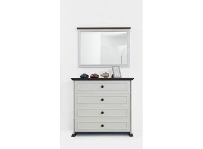 Commode avec tiroirs miroir Commodes en bois Commodes Buffet pour chambre de jeunes