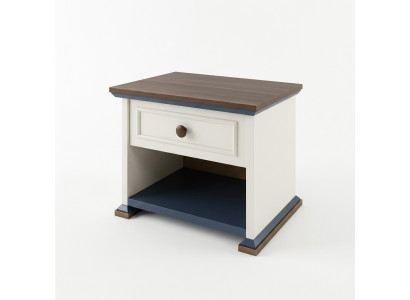Conception Mobilier Moderne Table de chevet Enfants Côté Chambre d'adolescent Blanc Bois