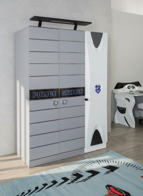 Armoire en bois Portant à manteaux Mobilier Chambre d'enfants Armoires