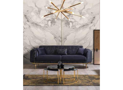 Canapé trois places de luxe moderne Canapés en tissu en tissu 234cm