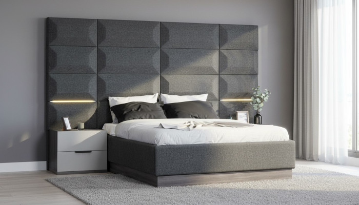 Lit Lit double Lits Mobilier Ameublement nouveau Mobilier Design Brillant Chambre