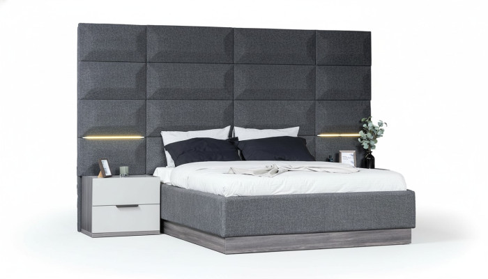 Lit Lit double Lits Mobilier Ameublement nouveau Mobilier Design Brillant Chambre