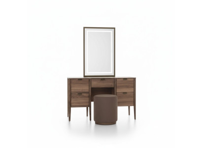 Coiffeuse Ensemble Console Miroir Matériel Bois Mobilier de chambre Design Tabouret