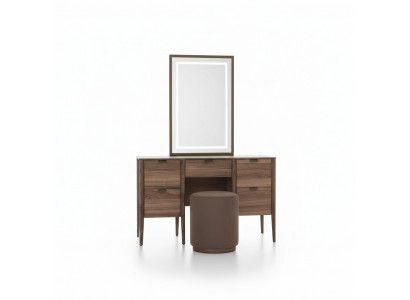 Coiffeuse Ensemble Console Miroir Matériel Bois Mobilier de chambre Design Tabouret