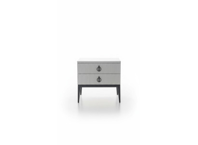 Design Console 2x Table de chevet Tables d'appoint Chambre en bois Consoles neuves