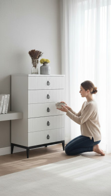 Commode Armoires en bois Consoles Chambre Moderne Armoire grande Sideboard