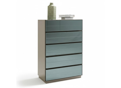 Miroir Meuble Bas Commodes Armoires Gris Armoire de rangement Miroir Buffet latéral Conception de luxe