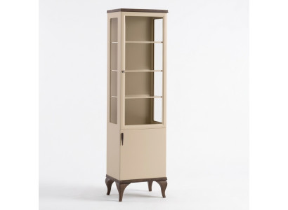 Vitrine simple Armoire à une porte Meuble Vitrine en verre Meuble Armoire en bois