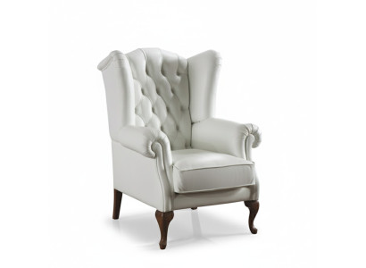 Fauteuil wing en cuir, place unique, canapé Chesterfield, canapé, meubles rembourrés neufs