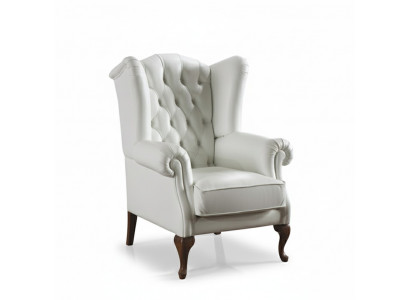 Fauteuil wing en cuir, place unique, canapé Chesterfield, canapé, meubles rembourrés neufs