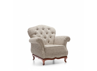 Chesterfield Fauteuil 1 Place Canapé Fauteuil Fauteuil Revêtement Siège Mobilier Tissu Textile