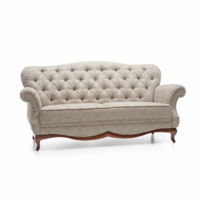 Canapé trois places Chesterfield Tissu pour ameublement Canapé Tissu Canapés