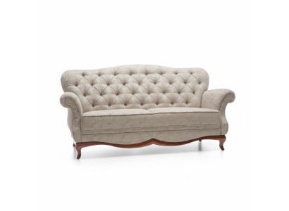 Canapé trois places Chesterfield Tissu pour ameublement Canapé Tissu Canapés
