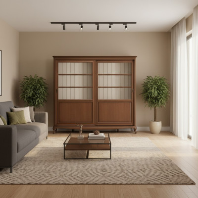 Regal Bücherkommode Klassische Möbel Regale Holz Vitrine Schrank