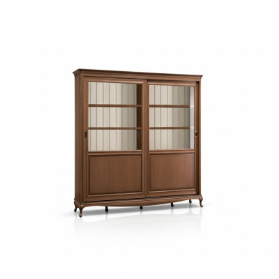 Regal Bücherkommode Klassische Möbel Regale Holz Vitrine Schrank