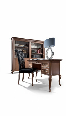 Classique bureau avec fauteuil de luxe Mobilier de bureau en bois