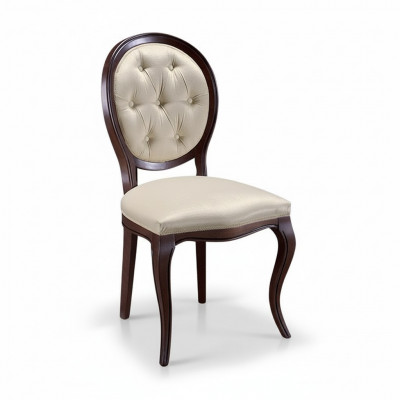 Chaises Salle à manger Chaise de luxe Fauteuil Chesterfield Meubles Chaise en bois