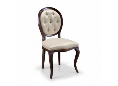 Chaises Salle à manger Chaise de luxe Fauteuil Chesterfield Meubles Chaise en bois
