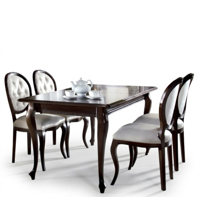 Table à manger Mobilier Salle à manger Tables 130x100 Table Marron Table en bois Bois