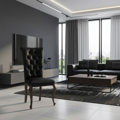 Chaises classiques Chaise en bois de luxe Chaise en bois Chaise de designer Chaise de salle à manger