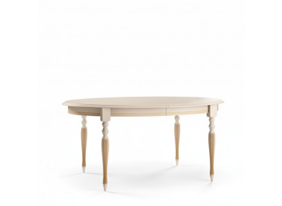 Table de salle à manger classique Table ovale Tables Table à manger en bois Mobilier de luxe neuf
