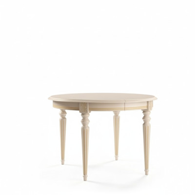 Tables rondes en bois mobilier de salle à manger Table classique Table ronde de salle à manger nouvel