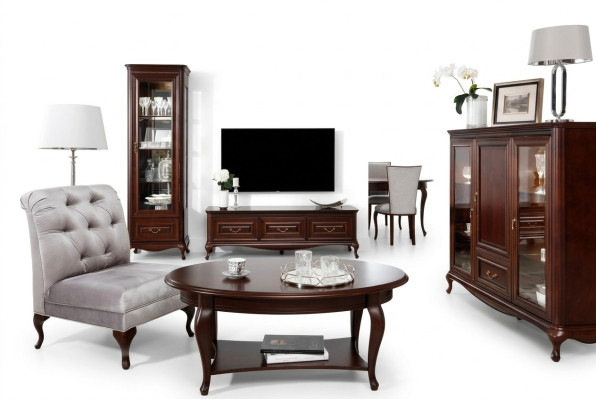 Buffet Armoire Meuble TV Téléviseur Télé Bois Marron Meuble Basse Support