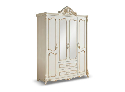 Armoire à vêtements Chambre Blanc Armoire Armoire en Bois Mobilier