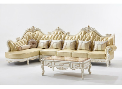 Canapé Chesterfield classique Suite d'ameublement Canapé d'angle Canapé baroque d'angle
