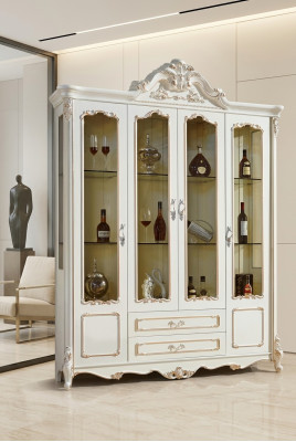 Vitrines Armoires Vitrines Bois Luxe Mobilier Salon Armoire Baroque