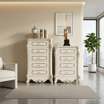 Commode avec tiroirs Buffet Commodes Armoire en bois Buffet en hauteur