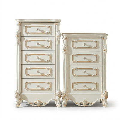 Commode avec tiroirs Buffet Commodes Armoire en bois Buffet en hauteur