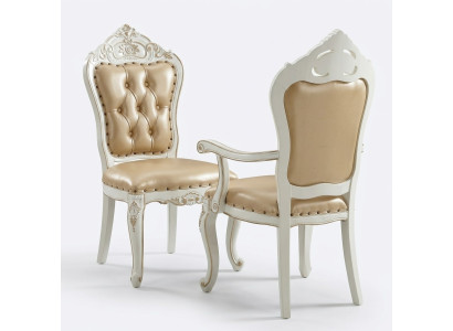 Chaise de salle à manger classique Fauteuil Fauteuil de style baroque Chaises de design